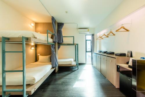 Katil atau katil-katil dalam bilik di Wake Up Aonang Hotel
