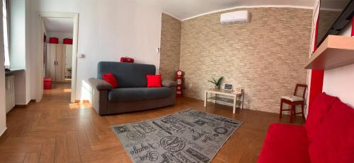 Χώρος καθιστικού στο BB Borgo Biella Home