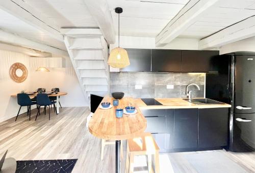 Appartement-Ocean moderne dans longère avec extérieur
