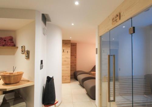 A bathroom at Hotel Panorama