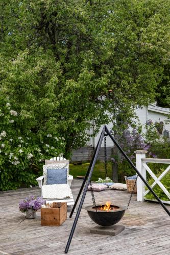 Un jardín fuera de Sjelfulle Utsikten