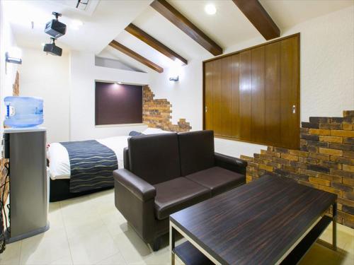 Postel nebo postele na pokoji v ubytování HOTEL C-PLUS - Adult Only