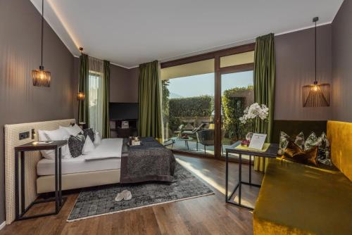 Posezení v ubytování SOLEA SÜDTIROL Boutique Hotel