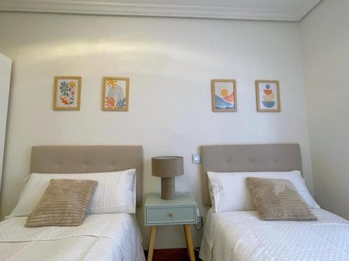Ein Bett oder Betten in einem Zimmer der Unterkunft Piso Turístico Navarrete