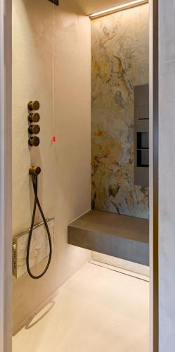 Koupelna v ubytování Mohe Boutique Hotel