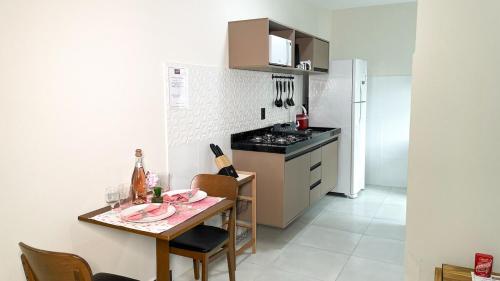 Dapur atau dapur kecil di Residencial Bianca, Ap 13 - 1ºAndar