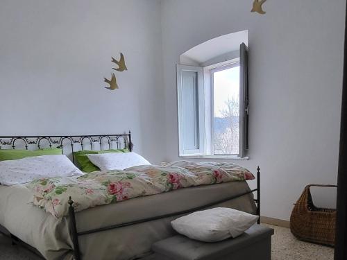 Postel nebo postele na pokoji v ubytování Casa al Vantaggio