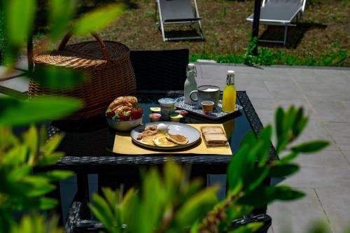 Comida en el bed and breakfast o alrededores