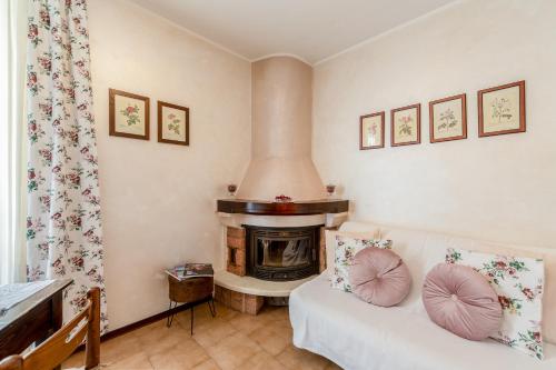 Posezení v ubytování Casa delle Magnolie