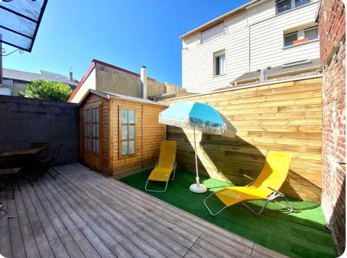 Le Bel Air -jardin - proche Mer & parking gratuit