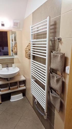 Koupelna v ubytování Apartmán NIKI Apollon Resort Lednice