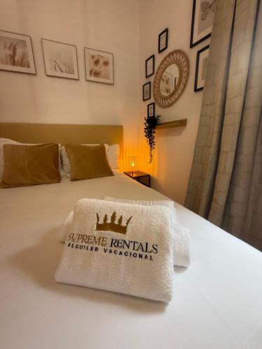 Postel nebo postele na pokoji v ubytování Casa a 50 metros de la playa. Supreme Pedro