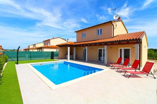 Modern villa with private pool and garden