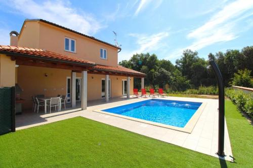 Modern villa with private pool and garden