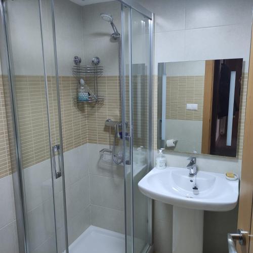 Koupelna v ubytování Carretas