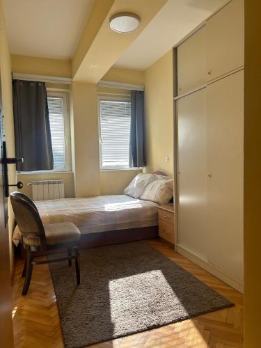 เตียงในห้องที่ City Center Flat
