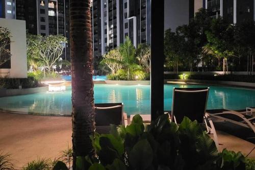 Πισίνα στο ή κοντά στο Jazmin Mayabay Residence Splashmania Gamuda Cove