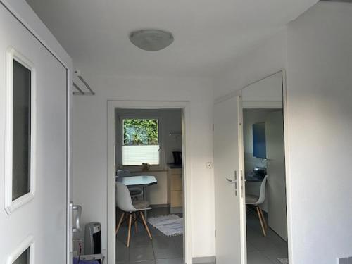 Et badeværelse på Ferienhaus am Weserradweg