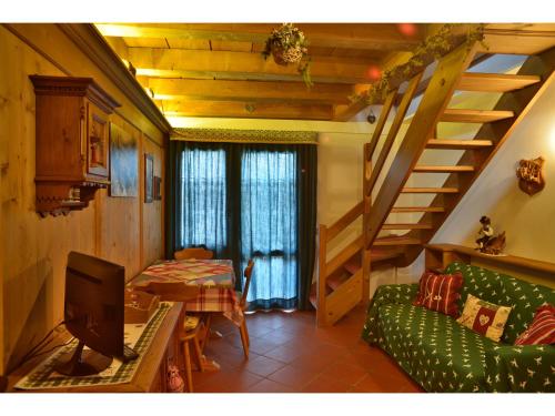 Cristallo & Faloria Suite Apartmentsにあるテレビまたはエンターテインメントセンター