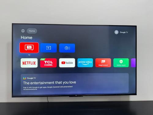 a flat screen tv with different colored icons on it at Cheras Trader Park By JR in Cheras