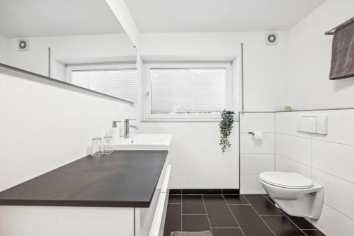 Koupelna v ubytování Gästehaus Hartwig