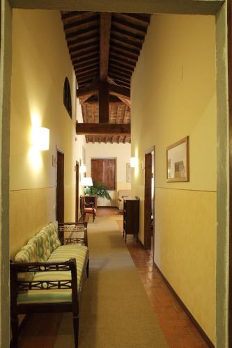 a living room with a couch and a table at Rovezzano B&B in Florence