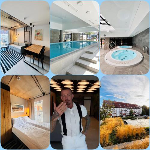 Green Port Pink&Blue Kołobrzeg Podczele - Apartament 204 Flamingo