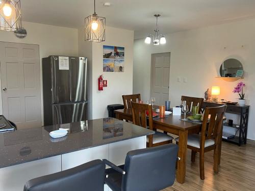 Η κουζίνα ή μικρή κουζίνα στο 4B Holiday Haven