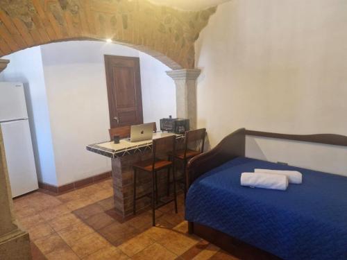 Ένα ή περισσότερα κρεβάτια σε δωμάτιο στο Beautiful Casita Chicauh