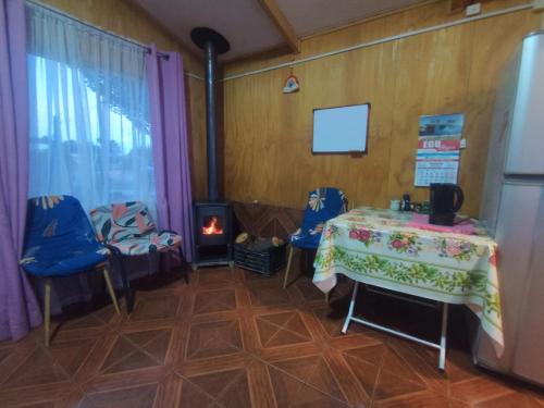 Posezení v ubytování Flor Austral