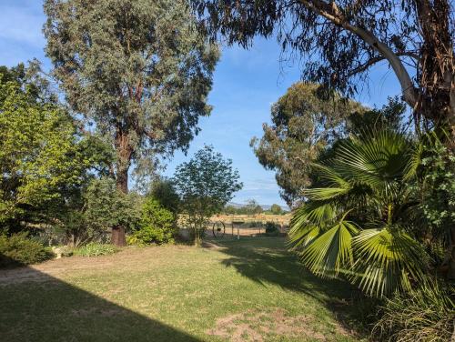 a park with trees and a grass field at The Cudgee at Mudgee in Mudgee