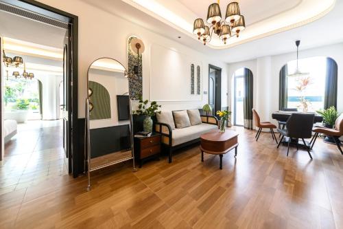 Posezení v ubytování Vishan Garden Boutique Hotel 厦门维尚花园潮宿 中山路步行街店