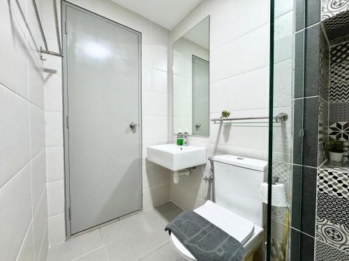 Koupelna v ubytování Alinea Suites
