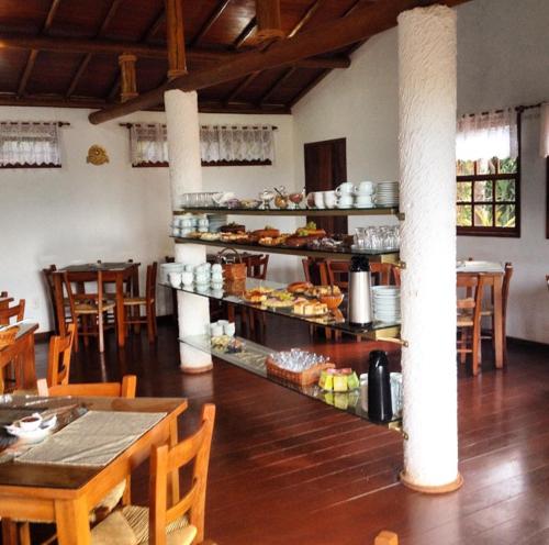 Restoran ili drugo mesto za obedovanje u objektu Mirante de Lençóis