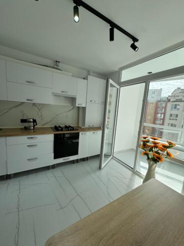 Kuchyň nebo kuchyňský kout v ubytování Cuba apartment