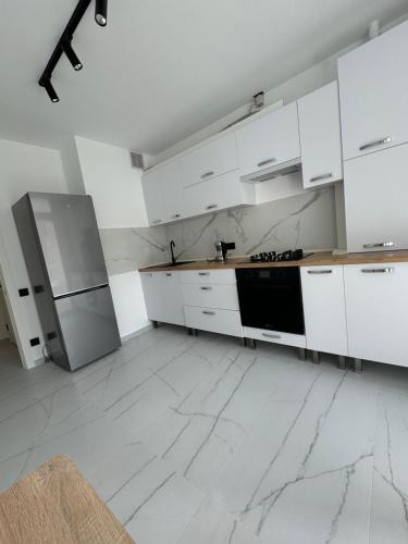 Kuchyň nebo kuchyňský kout v ubytování Cuba apartment