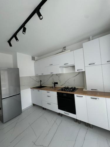 Kuchyň nebo kuchyňský kout v ubytování Cuba apartment