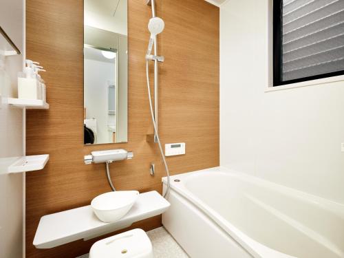 Koupelna v ubytování Ukiyoe House 3BR 75m2 with 60m2 deck Sauna