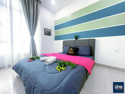 Katil atau katil-katil dalam bilik di KSL Residence 2 by RR JBcity