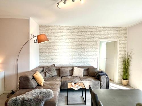 Гостиная зона в Ferienwohnung Moseltraum, 1-6 Pers, mit 3 Schlafzimmer und Panoramabalkon