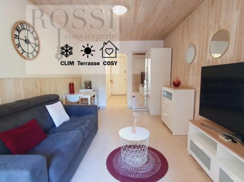 Studio cosy pour 2 Climatisation au Point Zéro - ROSSIconciergerie - Linge inclus
