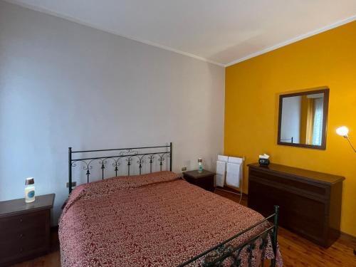 Ένα ή περισσότερα κρεβάτια σε δωμάτιο στο B&B Rosa Apartment