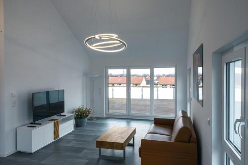 Televisyen dan/atau pusat hiburan di Penthouse elegance Great view