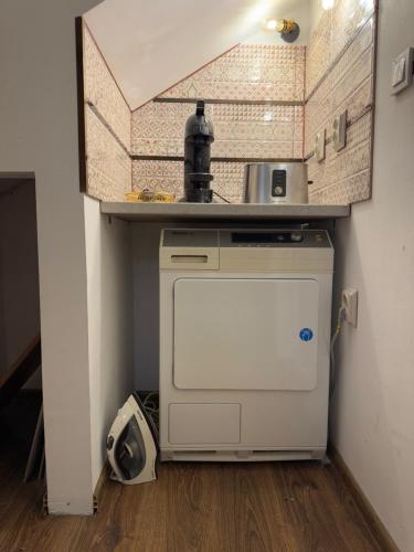 Dapur atau dapur kecil di Mini Hotel-Bohemi