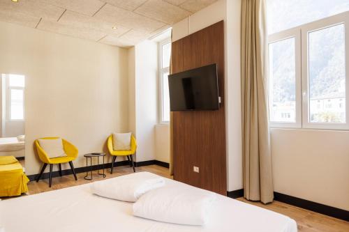 TV o dispositivi per l'intrattenimento presso Grand Hotel Riva