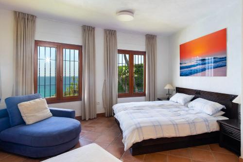 Ένα ή περισσότερα κρεβάτια σε δωμάτιο στο Villa MIRAMAR