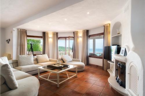 Χώρος καθιστικού στο Villa MIRAMAR