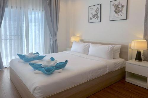Katil atau katil-katil dalam bilik di Goldena Twin Private Pool Villas