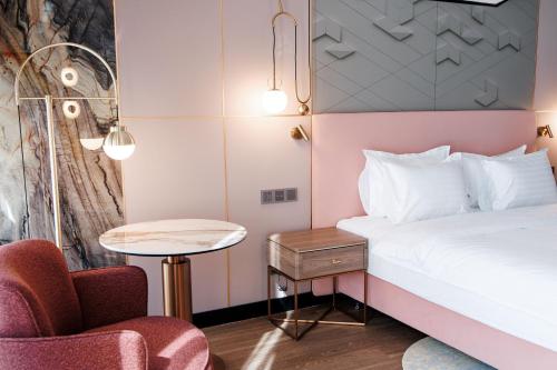 Postel nebo postele na pokoji v ubytování Gulkam Resort