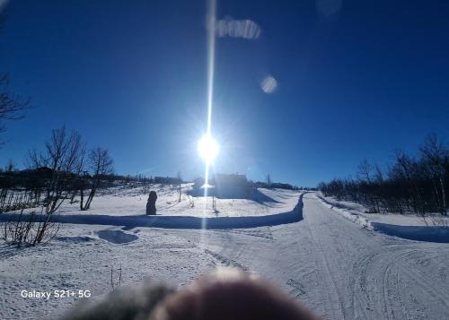 Slettabu by Norgesbooking - cabin with lovely view v zimě
